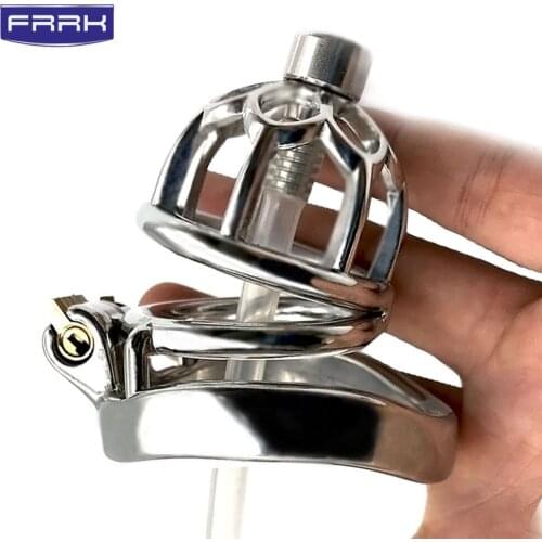 FRRK-01D Plum Curved CHASTITY RING Chastity Device for Penis Rings Penis Bondage Locks Adult Sex Toys Games Men Urethral Tube