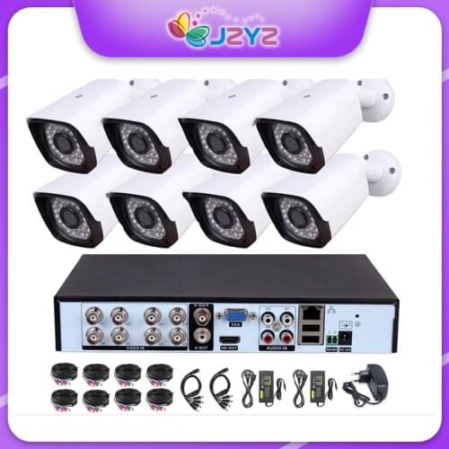 HD 8CH AHD DVR Kit H.265+ CCTV Camera Security System 5MP CCTV IR Outdoor Night Vision IP66 Waterproof Video Surveillance Kits