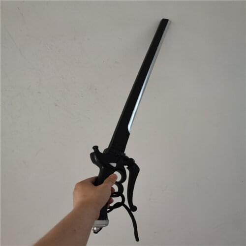 Cosplay Attack On Titan Mikasa Double Knife Ackerman Sword RivaMika LeviMika Role Playing Black/White Knife Prop Weapon 95CM