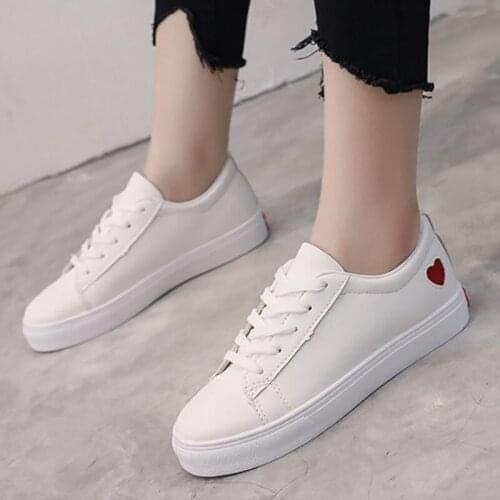 Women shoes Lightweight womens flat shoes outdoor fashion Casual sneaker ladies Womens sports shoes Red silver Lace-Up Female