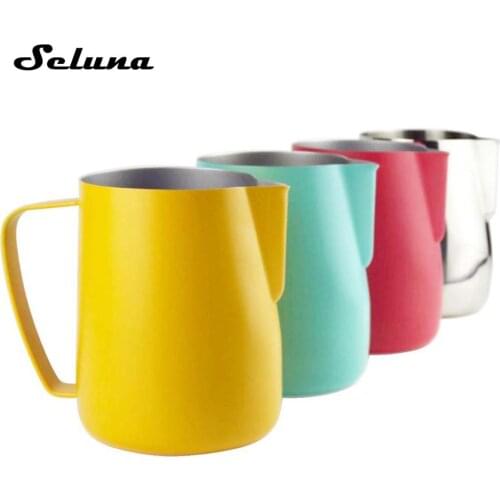 Stainless Steel Milk Jug Milk Steaming Frothing Jug Pitcher Latte Art Pen Needle Cafeteira Espresso Cappuccino Coffee Pitcher