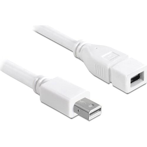 Mini Displayport Cable Mini Display Port Adapter Cord Mini DisplayPort Male to Mini DP DisplayPort Female Extension Cable 1.8m