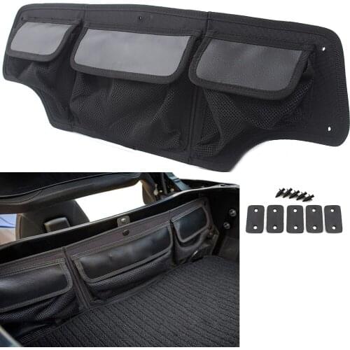 Motorcycle Black Trunk Organizer Saddlebag Hard Bags Storage Case Fits For Honda Goldwing 1800 Tour DCT Airbag 2018-up