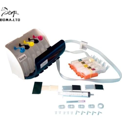 Continuous Ink Supply System For Canon PGI-550 CLI-551 PGI550 CLI551 MG5450 MG5550 MG6450 iP7250 MX925 MX725 IX6850 MG6650