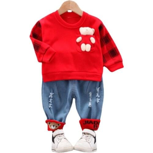 New Boys Clothing Spring Autumn Baby Clothes Children Girls Sports T-Shirt Pants 2Pcs/Set Toddler Casual Costume Kids Tracksuits