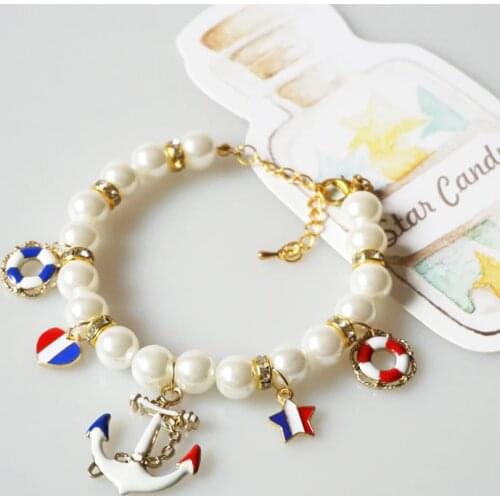 Imitation Pearl Cute Dog Necklace Pet Collar Accessories Jewelry Neck Chain For Small Dogs Large Dog Cats 6 Types