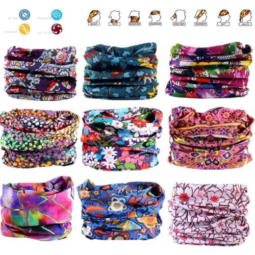 Sale Multicolor Magic Fashion Head Face Mask Neck Gaiter Snood Headwear Motorcycle Cycling Tube Scarf Unisex Women Men Headband