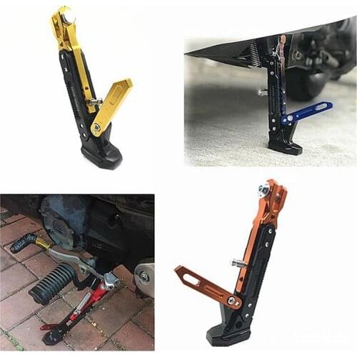 Adjustable CNC Metal Motorcycle Foot Bracket Kick Side Bracket Durable Corrosion Resistant Bracket motorcycle stand