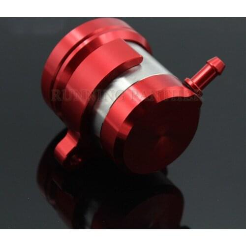 Motorcycle Front Rear Brake Fluid Tank Reservoir Oil Cup Transparent Black for Vespa Kawasaki BMW Yamaha Harley