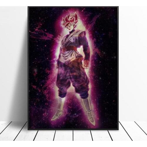 Super black warrior Canvas Print Wall Art Poster Picture Modern Bedroom Living Room Decoration No Frame