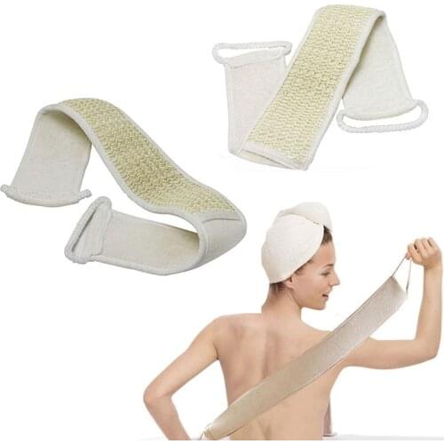 1pcs Long Rubbing Washcloth Bath Brush For Back Towels Exfoliating Scrub Shower Sponge For Body Bathroom Accessories Nylon Towel