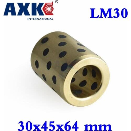 2019 Sale Thrust Bearing Rolamentos 30x45x64 Mm Linear Graphite Copper Set Bearing Bushing Oil Self-lubricating Jdb Lm30uu Lm30