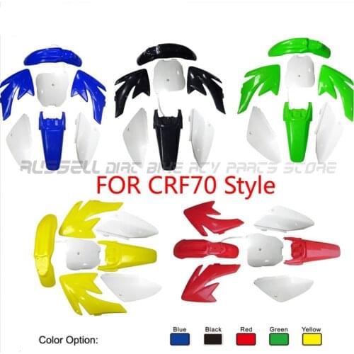 Mudguard PLASTICS FENDER COVER kits For Honda 70 CRF70 125cc 140cc 150cc 160cc Dirt Pit Bike