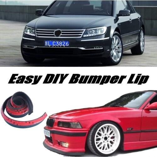 Bumper Lip Deflector Lips For Volkswagen VW Phaeton Front Spoiler Skirt For Car Tuning / Body Kit / Strip