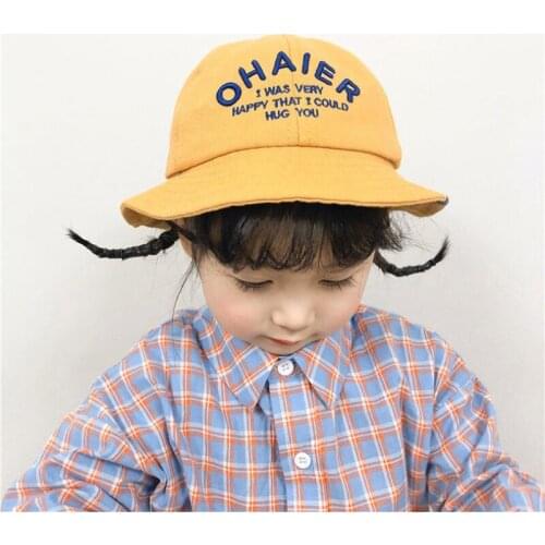 Kids Baby Hats Alphabet Embroidery Pattern Infant Boys Girls Hat Spring Summer Outdoor Sun Cap Children Beach Sunscreen Caps