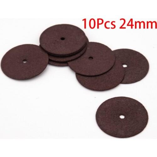 10Pcs 24MM Cutting Abrasive Discs Reinforced Cut Off Grinding Wheels Rotary Blade Disc Tool Parts Accessories Resin Cut-off
