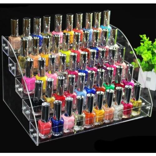 HOT SALE !! Multi-layer Transparent Acrylic Nail Polish Rack Varnish Display Stand Holder Premium material made, durable and