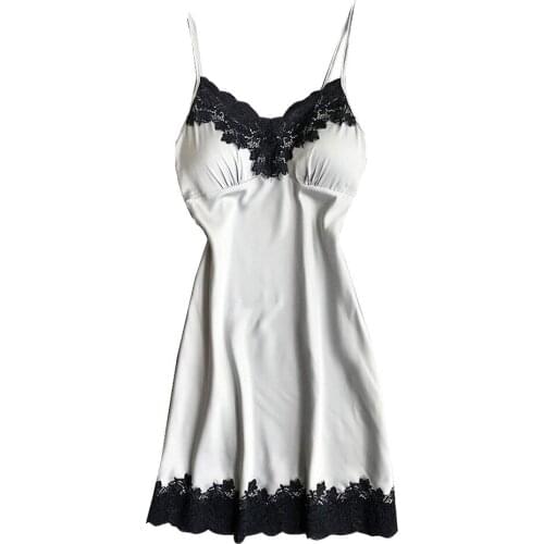 Lace Satin Girls Underwear Sleepwear Nightwear Breathable Sexy Female Lingerie Chest Pads Fashion Western Style Female Corset