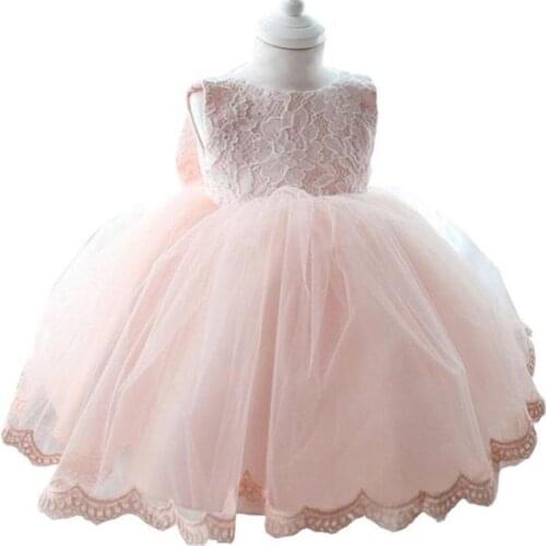 Baby Girl Summer Dress For Girls Infant Christening Gowns Childrens Princess Costume For Kids Clothes Party Wear Tutu Birthday