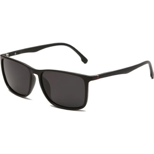 Fashion Brand Design Men Women Square Polarized Sunglasses Unisex Vintage Polaroid Sun Glasses UV400 Plastic Titanium Frame TR