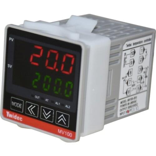 Mv100-B10 Digital Display PID Temperature Controller Thermostat AC 85V - 265V Output SSR Solid State Relay