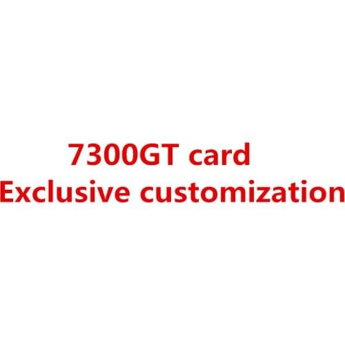 New nVidia 7300GT 256M DDR2 PCI-E video card Exclusive customization No refund or replacement