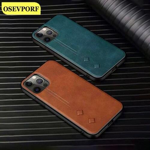 New iPhone 13 Mobile Phone Case Skin Simple Business All-inclusive Side Button For iPhone 12 11 Pro Max Leather Protective Shell