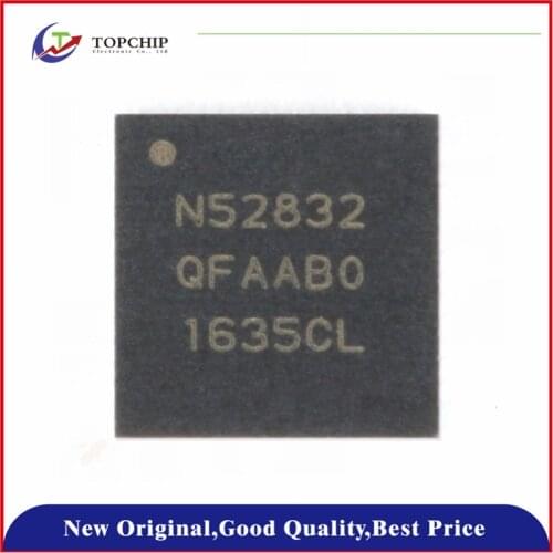 New original NRF52832-QFAA NRF52832-QFAA-R7 RF TXRX+MCU BLUETOOTH 48VFQFN