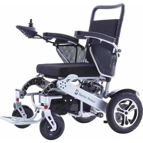 BC-E8000 Folding Four-wheeled Scooter for the Elderly Multifunctional Aluminum Alloy Lightweight Electric Wheelchair