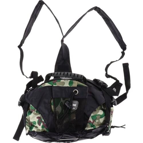 Ice & Inline Skating Backpack - Men Women Sports Roller Skates Y Strap Storage Bag - Multi Pockets Shoes Carrier Bag