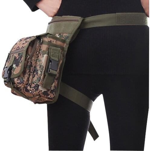 Military Outdoor Leg Bag Multi Function Waterproof Fishing Climbing Travel Belt Pack Tactical Pockets Messenger Bags, ZC088
