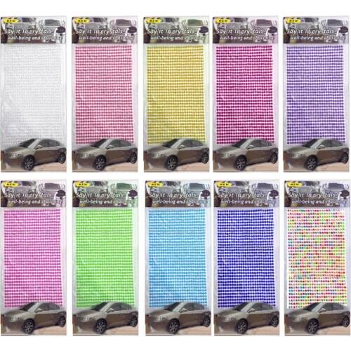 10Sheets 700pcs/Sheet 3mm DIY Diamond Painting Rhinestone Embroidery Acrylic Self-adhesive Crystal Mosaic Bead Sticker Decal Toy