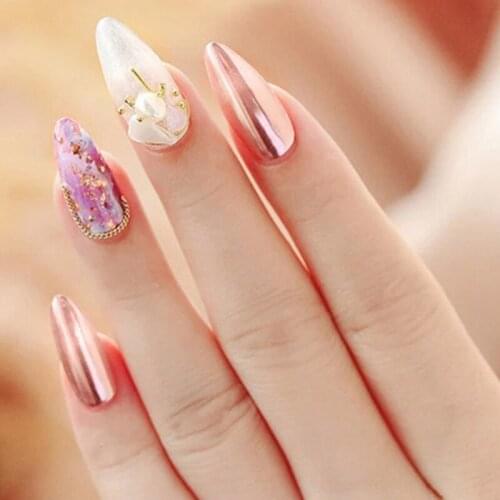 6 Colors Solid Aurora Nail Powder Manicure Glitter Mirror Pigment Nail Art Decorations