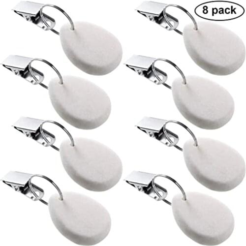 8 Pcs Tablecloth Weights Teardrop Table Cover Weights Metal Clip Tablecloth Pendant Stone Table Weights Hangers Table Decoration