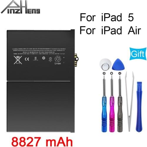PINZHENG Tablet Battery For iPad 5 Air iPad5 A1474 A1475 8827mAh Replacement Tablet Battery for iPad 5 A1484 With Tools
