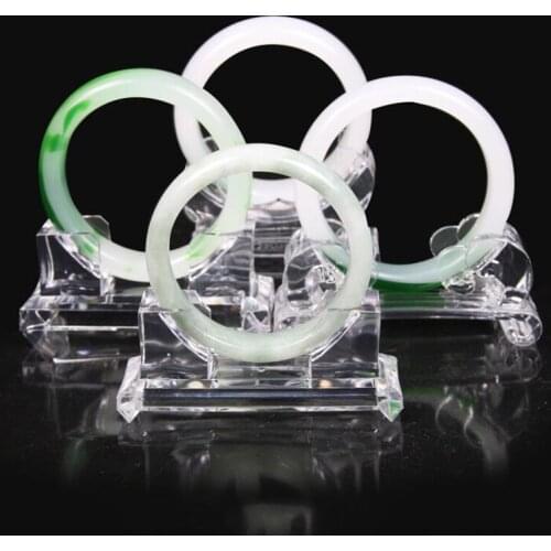 Acrylic Emerald Jade Bracelet Chain Watch Rack Jewelry Display Stand Holder Jewelry Organizer