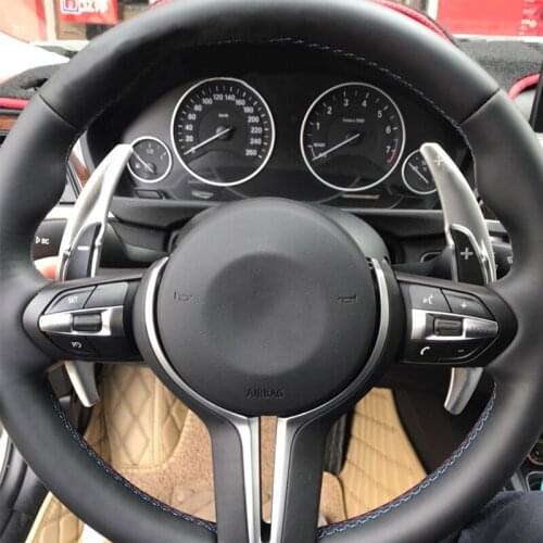 Car Aluminum Steering Wheel DSG Shift Paddle Shifter Extension For BMW M3 M4 M5 M6 X5M X6M Interior Accessories Auto Car-styling