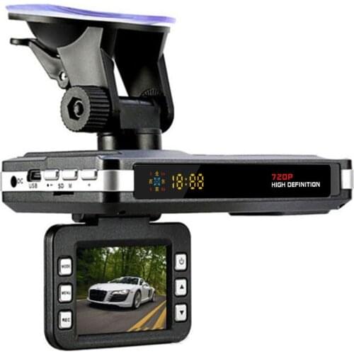 Best Russian Voice Car dvr detector 3 in1 HD 720p Video recorder Car Radar detector Laser Strelka Anti Car detector GPS Logger