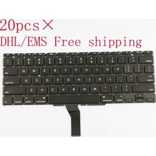 Free DHL/EMS! 20pcs/lot Brand New Keyboard For Macbook air 11.6" a1370 a1465 US Keyboard Replacement 2011-2015