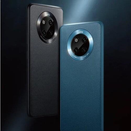 For Huawei Mate 20 Pro Case Luxury Grain leather Matte Lens protection Back Cover Case For Huawei Mate 20 20pro mate20 shell