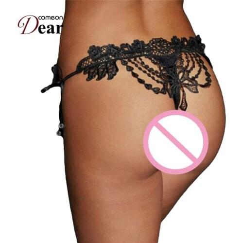 Comeondear Hot Sale New Porn Black White Red Sexy Lingerie Hot Women Thongs and G Strings PB5101 Plus Size Sexy Lingerie Hot