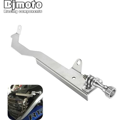 Bjmoto R1200GS LC ADV Adventure 2014-2018 Long Front Left Go pro Camera Bracket Holder Cam Gopro For BMW R1200GS LC 2013-2018