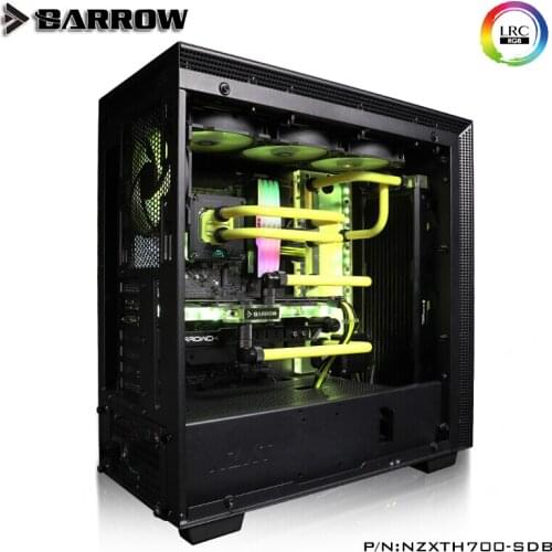 Barrow water-cooled NZXT H700 chassis DIY computer cooling accessories 5V 3PIN water channel board NZXTH700-SDB