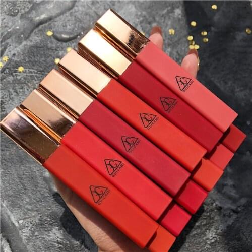 GUICAMI Cloud Matte Matte Lip Glaze Lasting Non-fading Non-stick Cup Niche Student Female Lipstick 6 Sets
