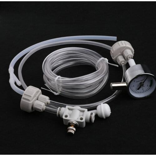 1PC Aquarium DIY CO2 Generator System Kit With Pressure Guage Water Plants D201 Tool