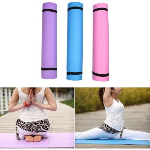 New 1Pc 4mm Thickness Yoga Mat Non-slip Exercise Pad Health Lose Weight Fitness Durable