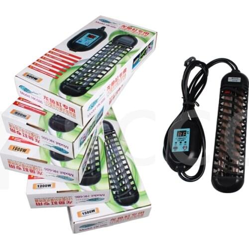 NEW HOPAR 600W 1000W 1500W Aquarium Fish Tank Submersible Heater Heavy Duty LCD Digital Twin Heater Stat Heater & Thermostat