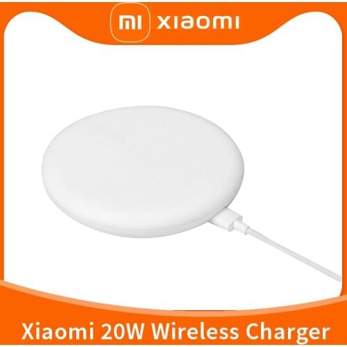 Original Xiaomi Wireless Charger 20W Max Qi Smart Quick Charge Type-C Fast Charger for Xiaomi Mi 9 mi9 MIX 3 Smartphone