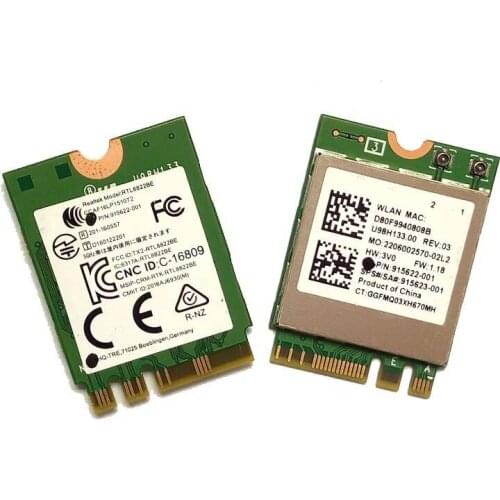 Realtek RTL8822BE 802.11AC 2.4G/5GHz WiFi Bluetooth 4.1 NGFF Wireless Adapter