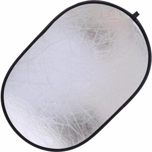 5 in 1 Photo Neewer Reflector Oval Portable Foldable Black Studio Outdoor Small Light Reflector Camera Photography Refl 90*120CM